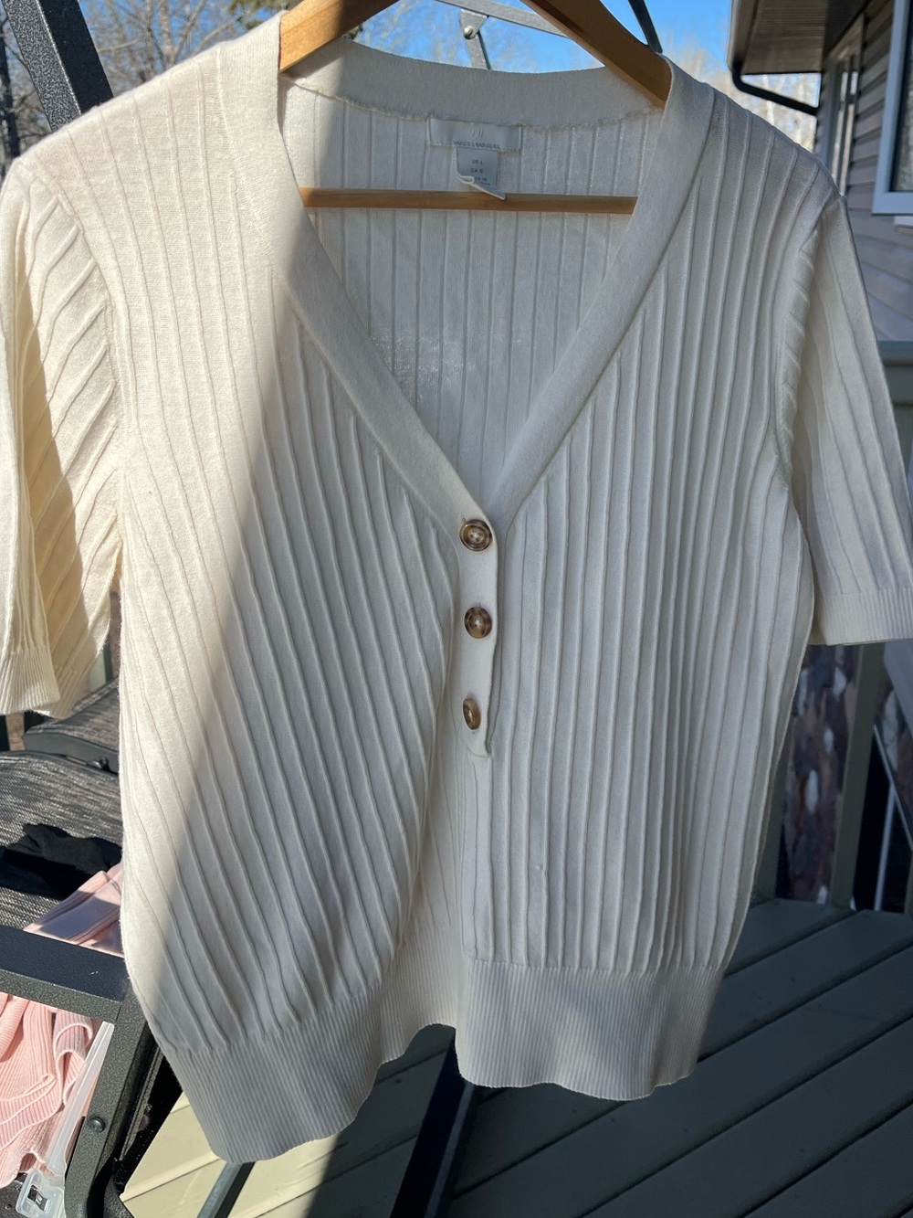 H&M Cotton Ribbed Top